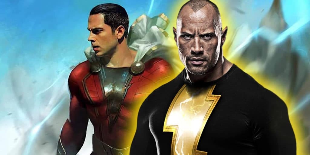 Dwayne Johnson Black Adam cameo in Shazam movie