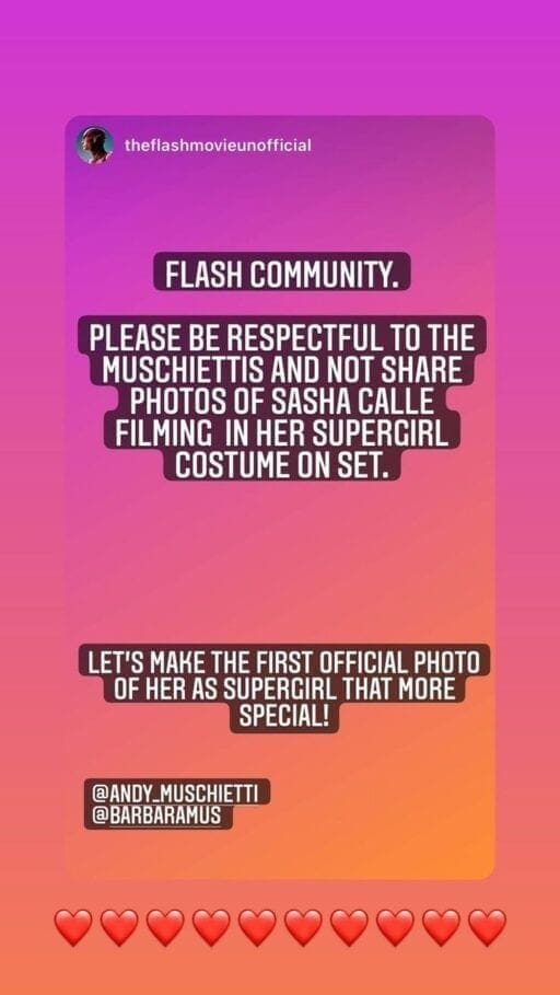 The Flash : La productrice demande aux fans de ne plus partager les photos non officielles de Supergirl The Flash : La productrice demande aux fans de ne plus partager les photos non officielles de Supergirl