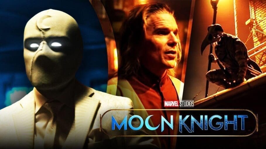 moonknight khonshu ethan hawke oscar isaac mcu disney plus ©Marvel Studios ©Disney