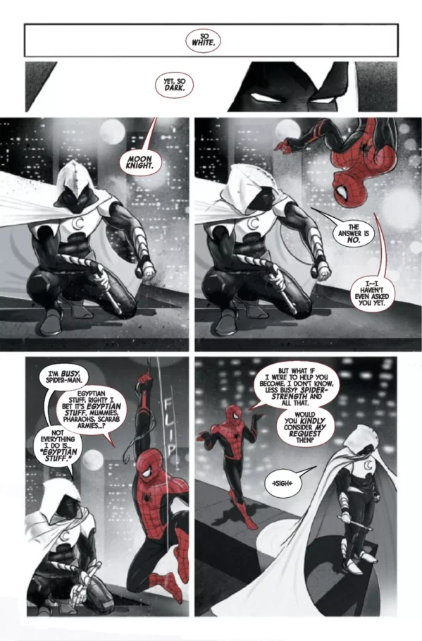 Moon Knight rencontre Spider Man © Marvel Comics Moon Knight rencontre Spider Man © Marvel Comics