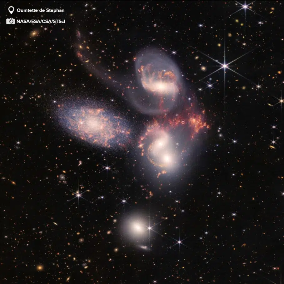 Le Quintet de Stephan Credit: STScI / NASA